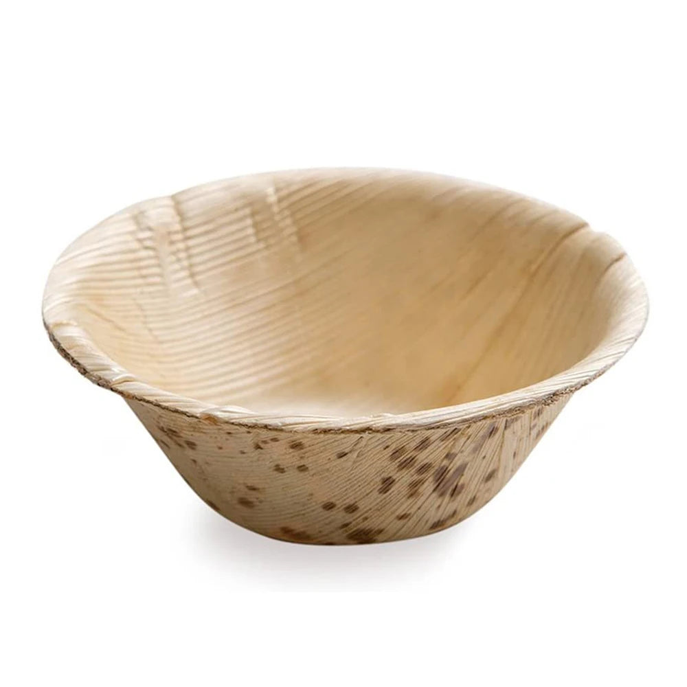 20 Pieces X Home Party Wedding Supplies Disposable Eco-Friendly Tableware 60Ml Bamboo Leaf Saucer Dish Bowl