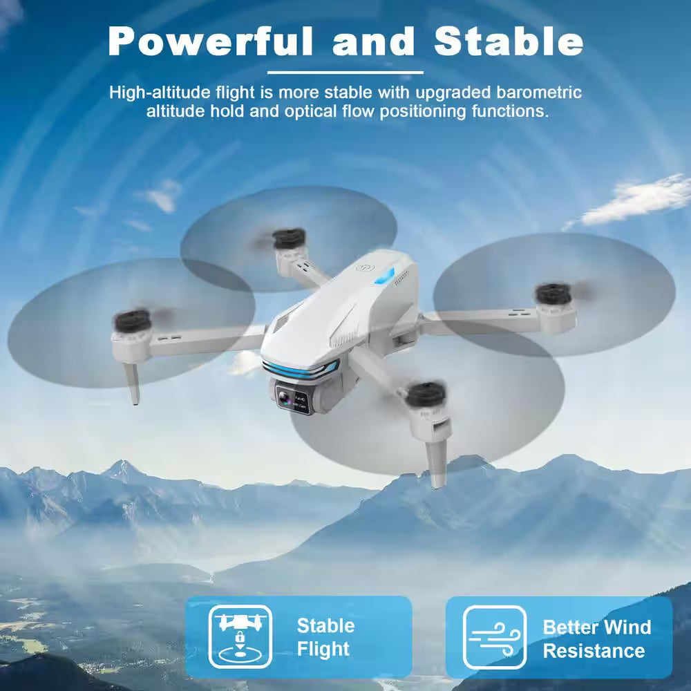 Drone with Camera for Adults HD FPV Drones with Altitude Hold One-Key Take off Voice Control Headless Mode