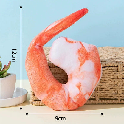 Durable Eco Friendly Plush Pizza Pet Toy with Squeak Sound Interactive Chew Toy for Puppy Kitten Teeth Train Dogs Cats Supplies