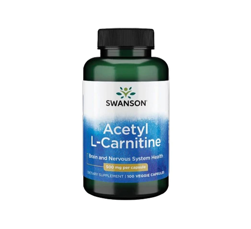 Acetyl L-Carnitine 500 Mg 100 Caps by Swanson Premium