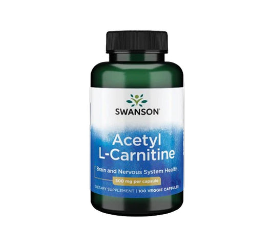 Acetyl L-Carnitine 500 Mg 100 Caps by Swanson Premium