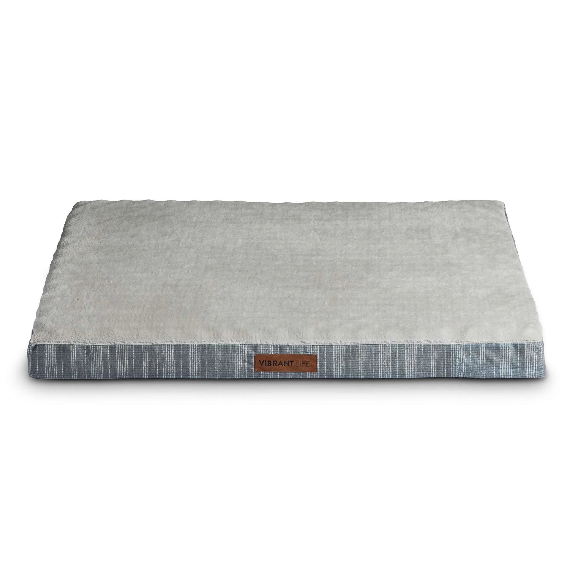 Large Orthopedic Foam Dog Bed for Large Breeds, 35" X 25", Grey